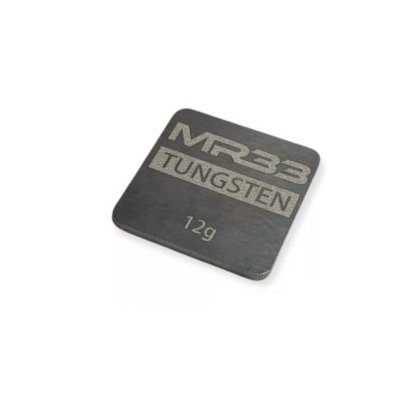 MR33 Tungsten Weight - 21 x 21 x 1.5mm - 12g (MR33-TW-12G) MR33 Tungsten Weight - 21 x 21 x 1.5mm - 12g (MR33-TW-12G)