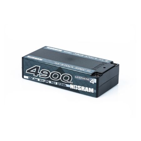 Nosram LiPo 4900mAh G4 HV Stock Shorty 7.6v (NR999651)