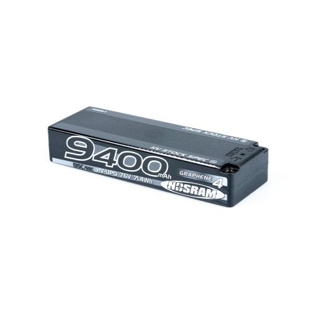 Nosram LiPo 9400mAh Graph4 HV Stock 7.6v (NR999654)