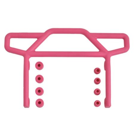 RPM Pink Rear Bumper For Traxxas Elec Rustler 2wd