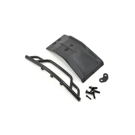 RPM Front Bumper & Skid Plate Losi Ten Scte - Black
