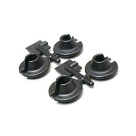 RPM Losi/Traxxas/Mgt/Hpi Spring Cups - Black