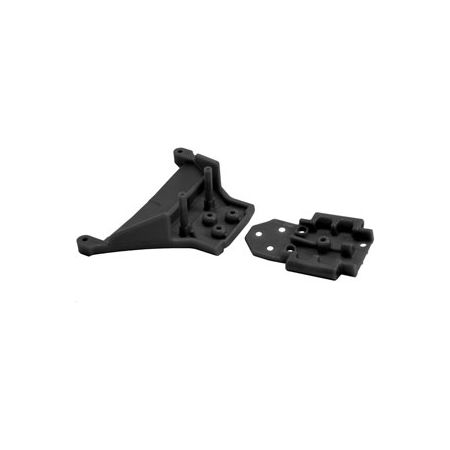 RPM Traxxas Slash Lcg 4X4 Chassis/ 1/10th Rally Front Bulkhead Black
