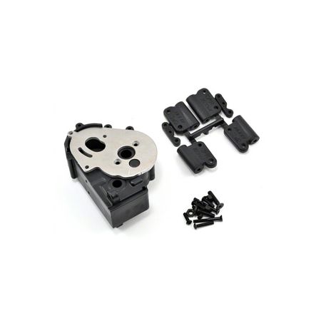 RPM Traxxas 2wd Hybrid Gearbox Housing And Rear Mounts Black