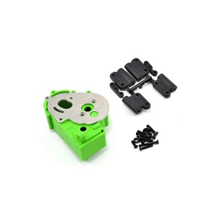 RPM Traxxas 2wd Hybrid Gearbox Housing And Rear Mounts Green