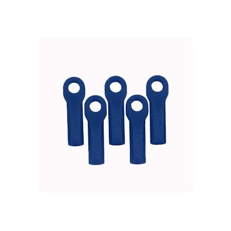 RPM Traxxas Long Rod Ends - Blue(12) Replaces Trx #5525