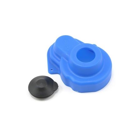 RPM RPM Gear Cover Blue Traxxas Rustler/Stampede/Bandit/Slash