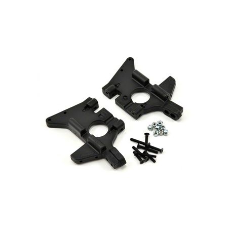 RPM T/E-Maxx Front Bulkheads Black