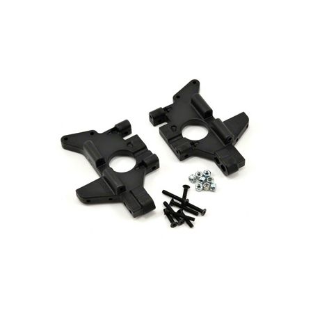 RPM T/E-Maxx Rear Bulkheads Black