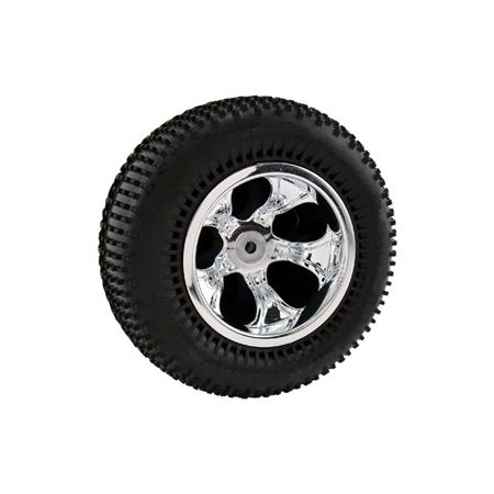 RPM 'Bully' Chrome (5 Spoke) Front Traxxas Elect.