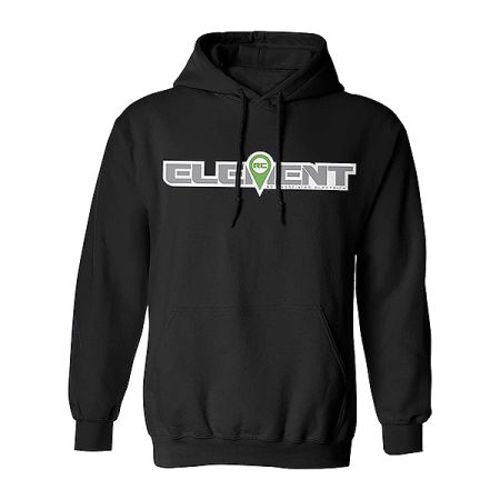 Element RC Logo Hood Pullover Black - Small (SP231S)