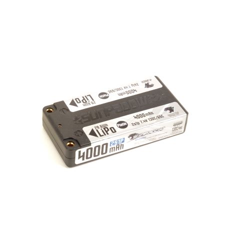 Sunpadow LiPo 4000-2S1P-7.4V-130C LP Shorty Platin (SUJA0031)