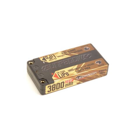 Sunpadow LiPo 3800-2S1P-7.4V-130C/65C LP Shorty (SUS638066)