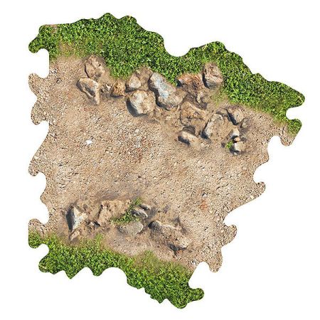 Crawler Park 3 X Rock Bend For 1/24 Rc Crawler Park Circuit (TWDTRK001)