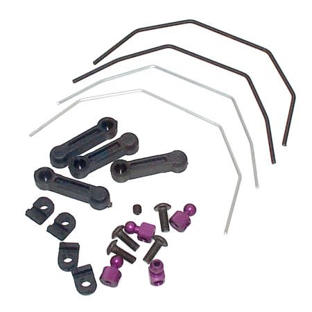 Schumacher Roll Bars; Fr and Rr - Mi2 1.5mm