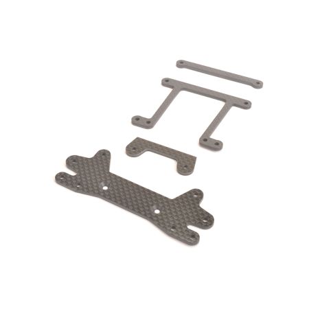 Schumacher C/F Rear Shock Bkt and Straps etc - GTR