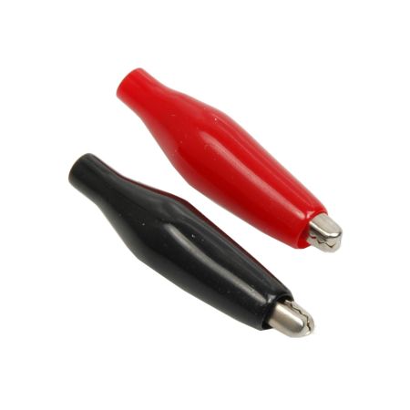 Schumacher Croc Clips; Mini - Red/Black 2 pairs