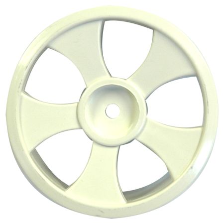 Schumacher Wheel; White 5 Spoke  - Rascal (pr)