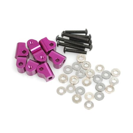 Schumacher Alloy Block Susp Half Set - Mi4 Fr/Rr + Cat-SX2 Rr