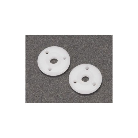 Schumacher Big Bore Piston; 3 Hole White 1.5 Rounded (pr)