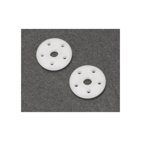 Schumacher Big Bore Piston; 5 Hole White 1.5 Rounded (pr)