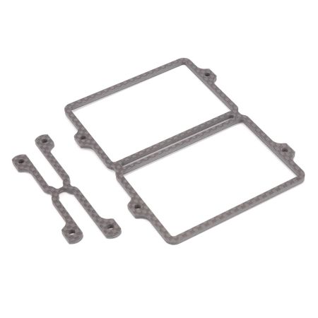 Schumacher CF LiPo Tray & Spacer; Saddle Pack - CAT SX3