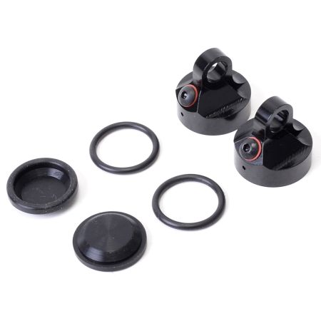 Schumacher Vented Shock Caps - Big Bore - (pr)