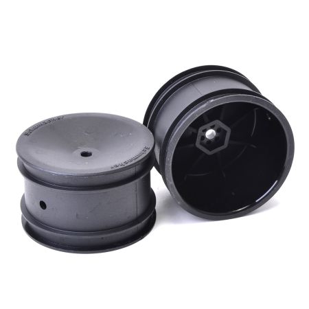Schumacher Wheel; Hex Rear - Black - Off Road - pr