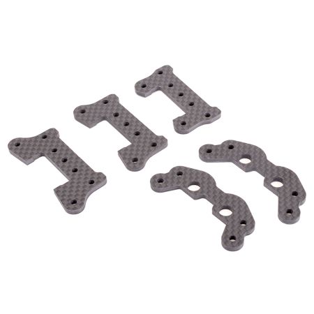 Schumacher C/F Link Mount Options; Fr + Rr Cougar KR  Set5 