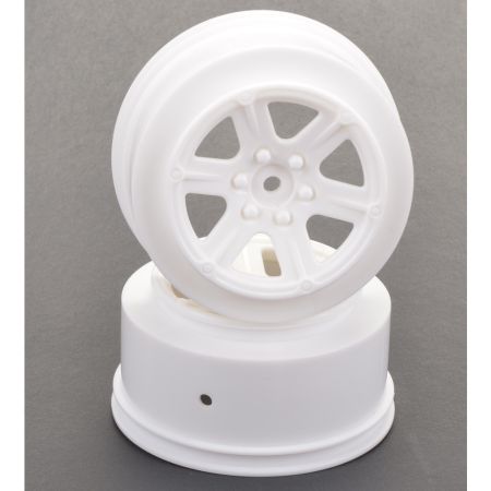 Schumacher Short Course Wheel - White +3 offset pr
