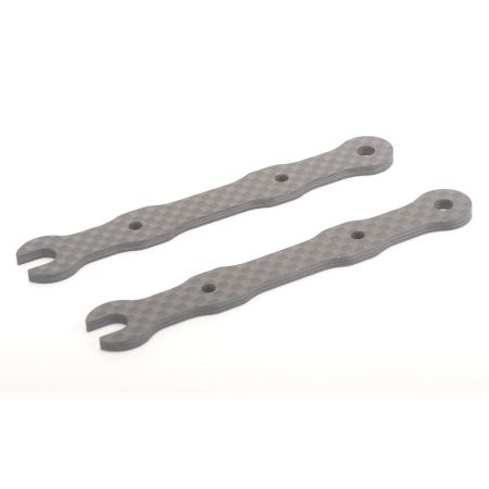 Schumacher C/F Saddle Lipo Strap - CAT K2 - (2pcs)