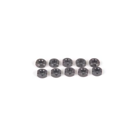 Schumacher SPEED PACK M3 Alloy Nuts - Black - pk10
