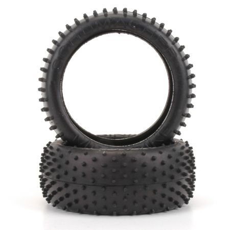 Schumacher Mini Spike 1/8th Tyre - Yellow  (pr)