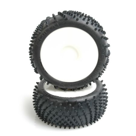 Schumacher SPIRAL 1/8th Pre-Glued - Silver  (pr)