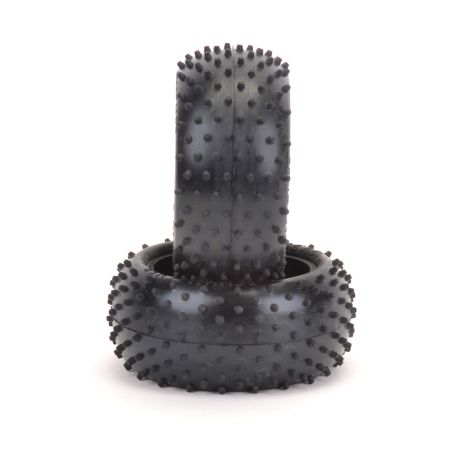 Schumacher Mini Spike 2; Rear Tyres - Silver (pr)