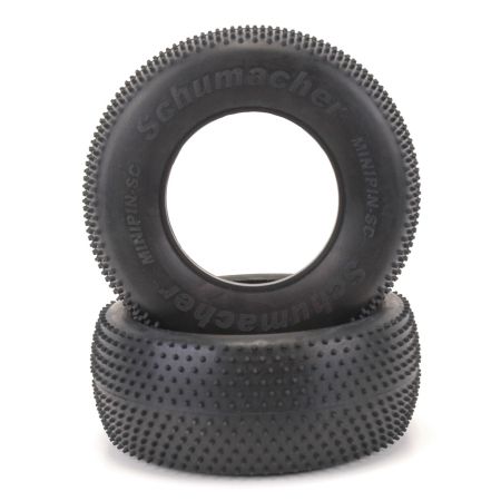 Schumacher Short Course Tyre - Mini Pin - Blue (pr) Schumacher Short Course Tyre - Mini Pin - Blue (pr)