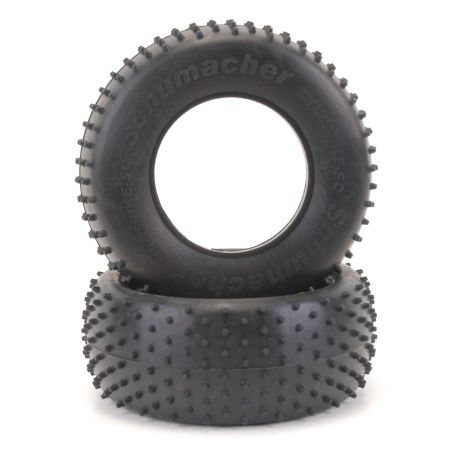 Schumacher Short Course Tyre - Mini Spike - Blue (pr) Schumacher Short Course Tyre - Mini Spike - Blue (pr)