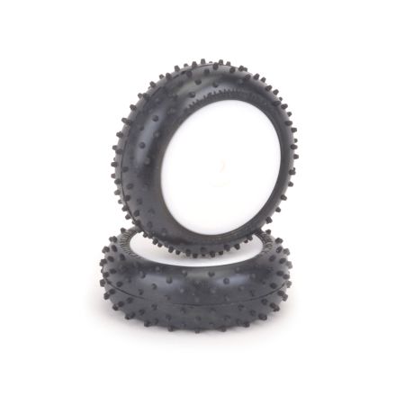 Schumacher Mini Spike2 -Pre-Glued Yellow Front 4WD hex (pr) 