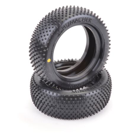 Schumacher Mini Pin 2 - Front - 1/10 - Yellow  pr