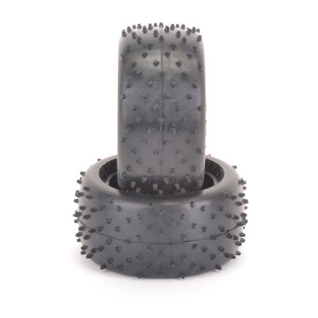 Schumacher Mini Spike Tyre 2" Rear - 15 x 12 - Yellow pr 