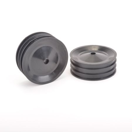 Schumacher Front Wheel Black (pr) - CAT XLS