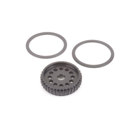 Schumacher Pro front Diff Pulley & Fences - CAT XLS