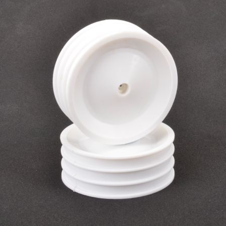 Schumacher White Front Wheels (pr) - CAT XLS