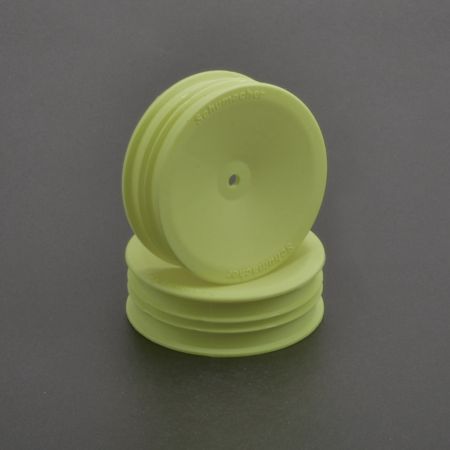 Schumacher Wheel Front Slim 2WD - Neon Yellow v2 - pr