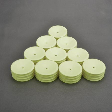 Schumacher Wheel Front Med 2WD-Neon Yellow v2 - 5pr