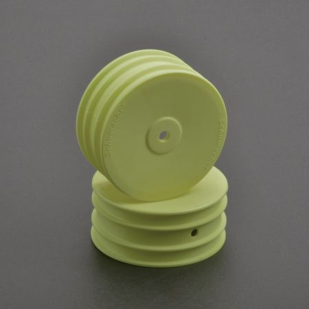 Schumacher Wheel Front 4WD - Neon Yellow v2 - pr