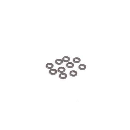Schumacher M3 Black Alloy Washers 1.00mm (pk10)