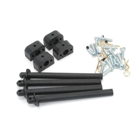 Schumacher Body Posts - Fully adj. (pk 4)