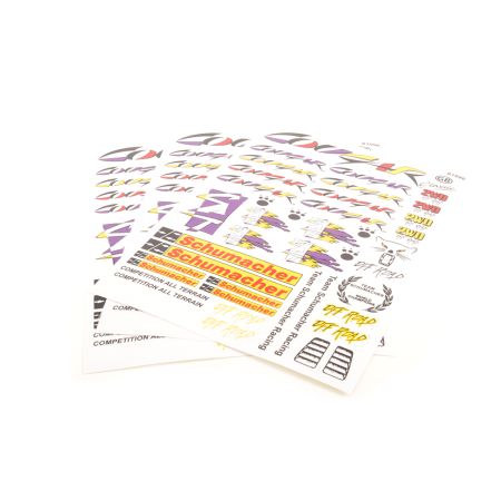 Schumacher Decals - Cougar Classic (pk3)