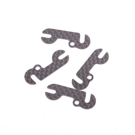 Schumacher C/F Front End Spacer 1.0mm (4 pcs) - E5,A3 (U8482)